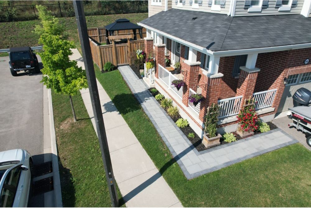 Curb appeal landscaping