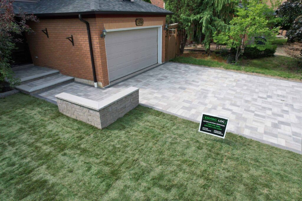 Interlocking driveway