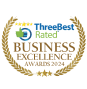 ThreeBest Rated: Business Excellence Awards 2024 logo