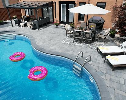 Property exemplifying Stone Pool Decks work